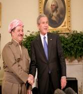 Image result for Barzani and George Bush